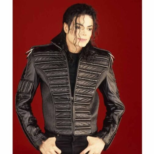 Michael Jackson Man In The Mirror Leather Jacket - Image 8