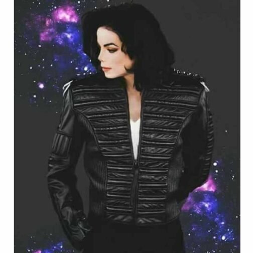 Michael Jackson Man In The Mirror Leather Jacket - Image 9