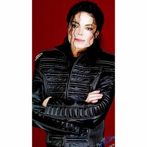 Michael Jackson Man In The Mirror Leather Jacket - Image 10