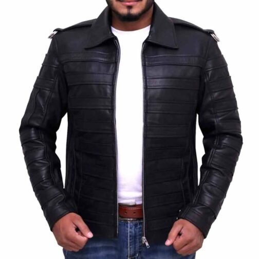 Michael Jackson Man In The Mirror Leather Jacket - Image 6