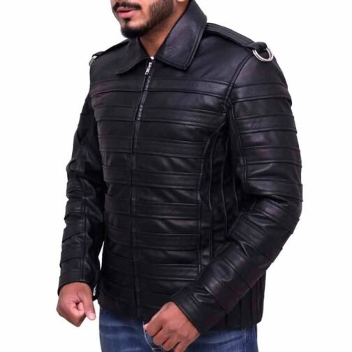 Michael Jackson Man In The Mirror Leather Jacket - Image 4