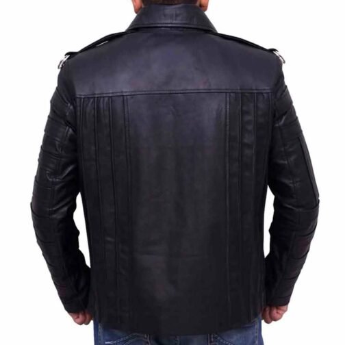 Michael Jackson Man In The Mirror Leather Jacket - Image 3