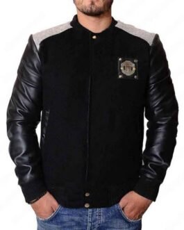 Manchester City United Bomber Black Jacket