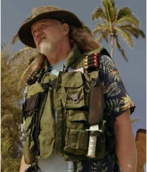 Maneater Trace Adkins Green Vest