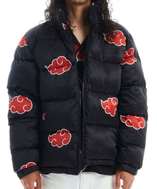 Akatsuki Black Puffer Jacket - Image 3