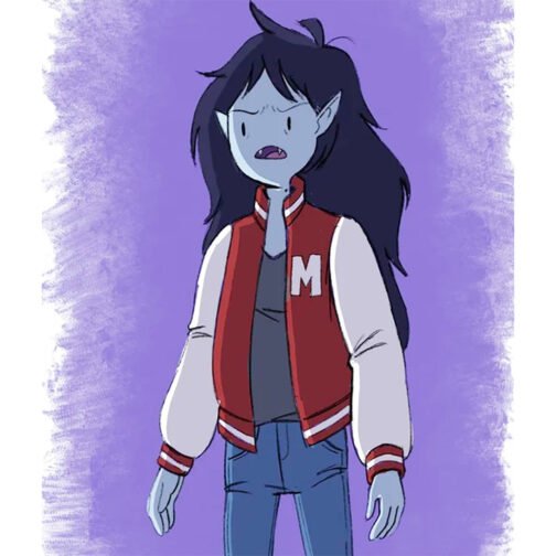 Marceline The Vampire Queen Varsity Jacket - Image 2