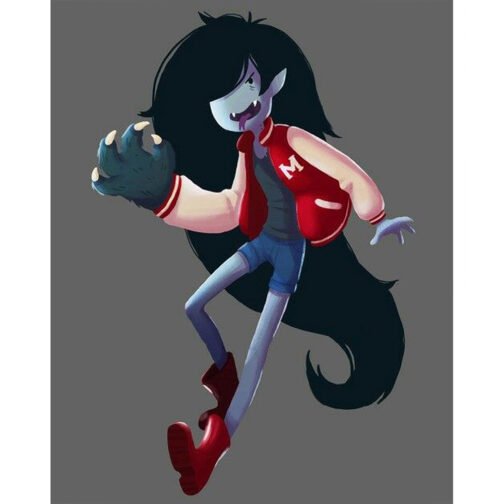 Marceline The Vampire Queen Varsity Jacket - Image 6