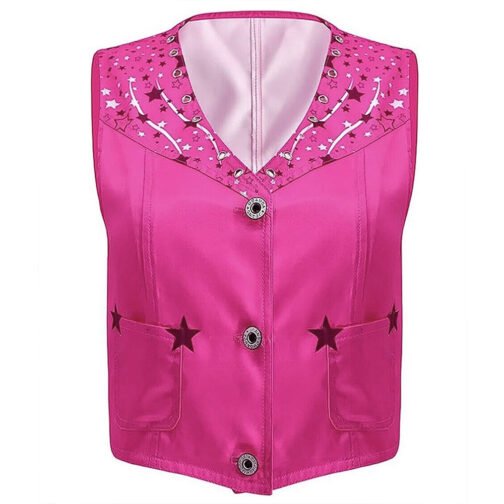 Barbie Margot Robbie Cotton Pink Vest