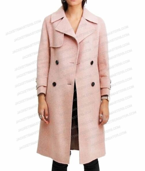 Emma Roberts About Fate Pink Coat