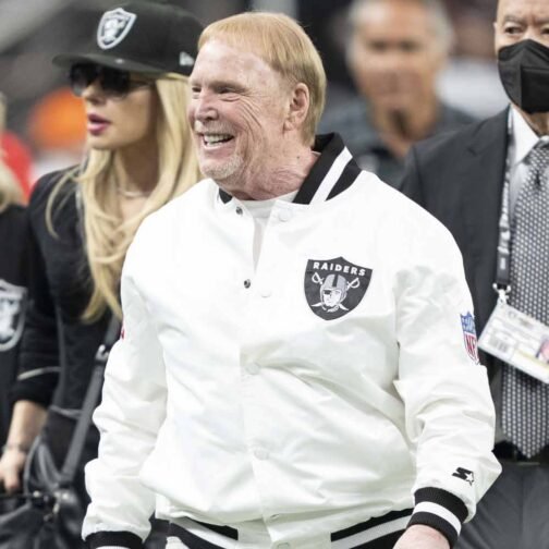 Mark Davis Las Vegas Raiders White Jacket - Image 7
