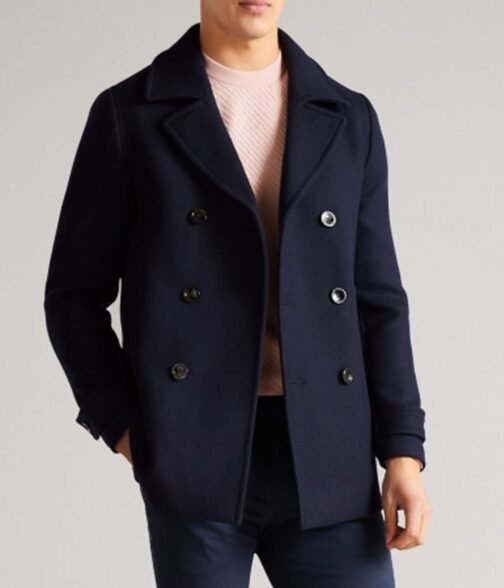 Matt Mcgorry Archive 81 Navy Blue Peacoat - Image 3