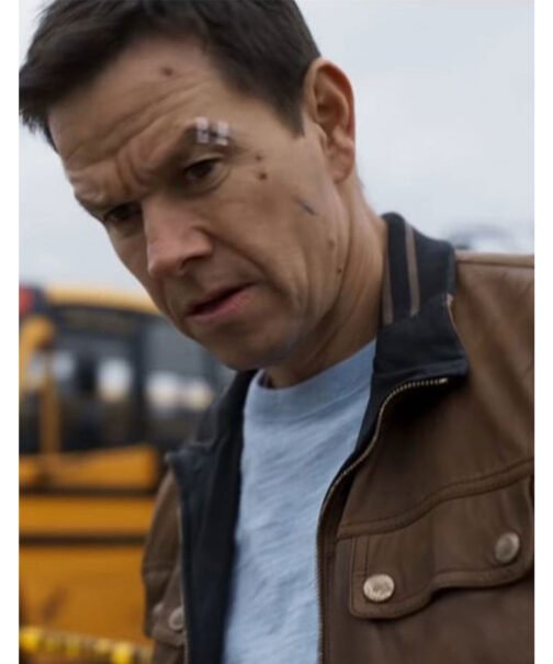 Spenser Confidential Mark Wahlberg Brown Leather Jacket - Image 6