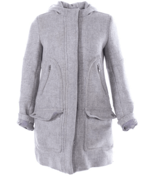 Ana De Armas Knives Out Wool Coat