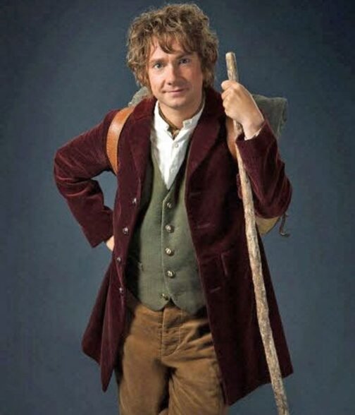 The Hobbit Martin Freeman Corduroy Coat - Image 8
