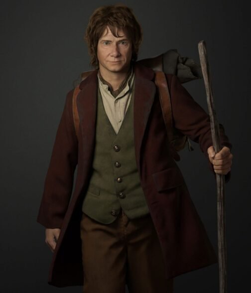 The Hobbit Martin Freeman Corduroy Coat - Image 10