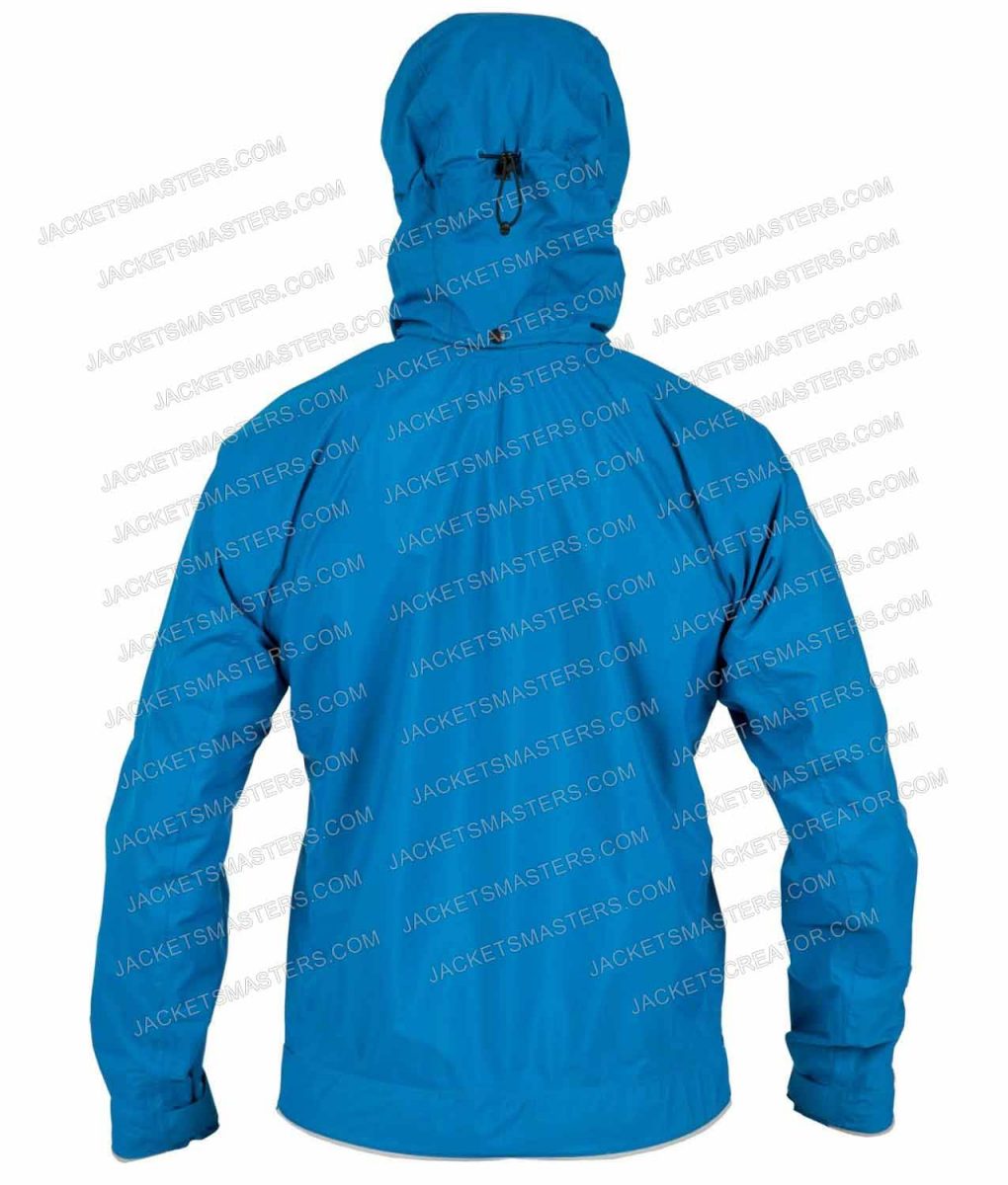 Virgin River Season 4 Martin Henderson Blue Hooded Jacket - Image 3