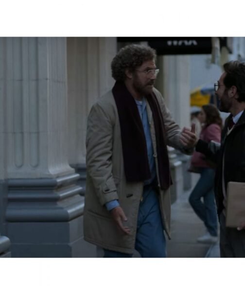Will Ferrell The Shrink Next Door Duffle Cotton Coat - Image 4