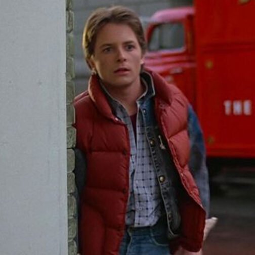 Marty Mcfly Back To The Future Puffer Vest - Image 14