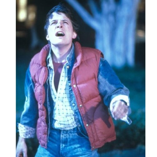 Marty Mcfly Back To The Future Puffer Vest - Image 17