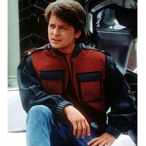 Marty Mcfly Back To The Future 2 Leather Jacket - Image 7