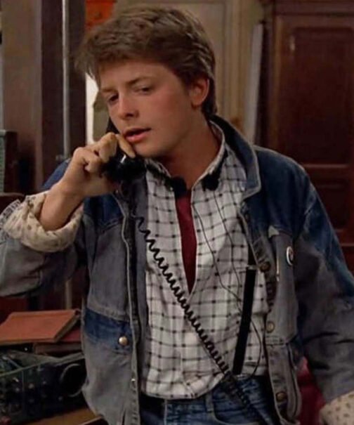 Marty Mcfly BTTF Denim Jacket - Image 10