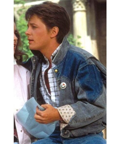 Marty Mcfly BTTF Denim Jacket - Image 12
