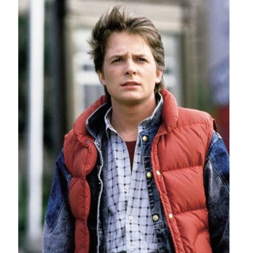 Marty Mcfly Back To The Future Puffer Vest - Image 12