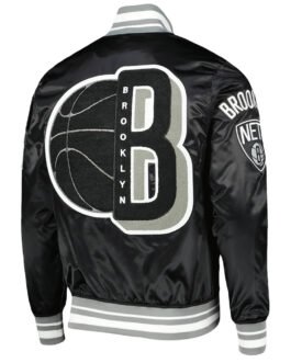 Mash Up Capsule Brooklyn Nets Satin Jacket