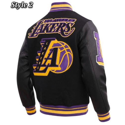 Mash Up Capsule LA Lakers Varsity Jacket - Image 10