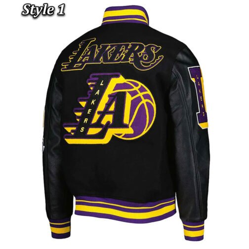 Mash Up Capsule LA Lakers Varsity Jacket - Image 4