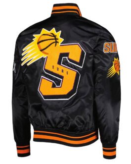 Mash Up Capsule Phoenix Suns Black Satin Jacket