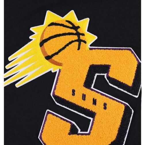 Mash Up Capsule Phoenix Suns Black Satin Jacket - Image 4