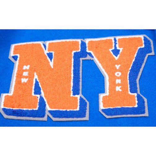 Varsity New York Mets Mash Up Royal Blue/White Jacket - Image 8