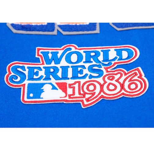 Varsity New York Mets Mash Up Royal Blue/White Jacket - Image 9