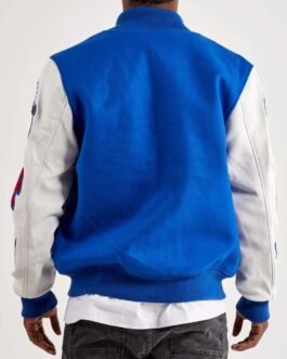 Mash Up Philadelphia 76ers Royal Varsity Jacket