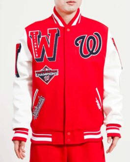 Washington Nationals Mash Up Varsity Jacket