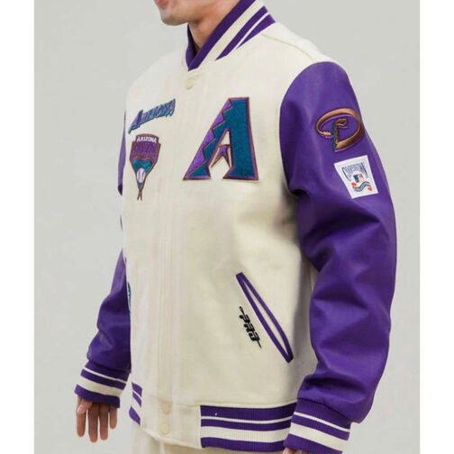 Mashup Arizona Diamondbacks Varsity Jacket - Image 3