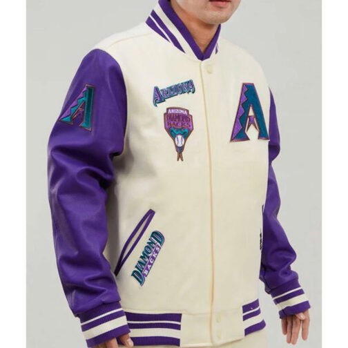 Mashup Arizona Diamondbacks Varsity Jacket - Image 4