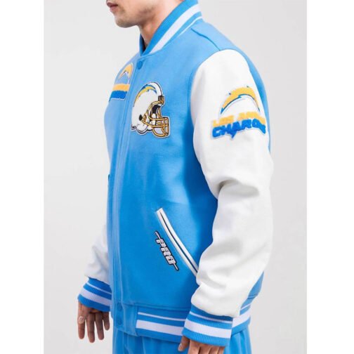 Mashup Los Angeles Chargers Varsity Jacket - Image 3