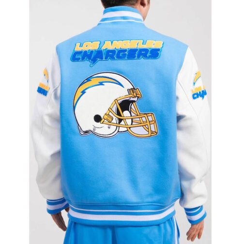 Mashup Los Angeles Chargers Varsity Jacket - Image 2