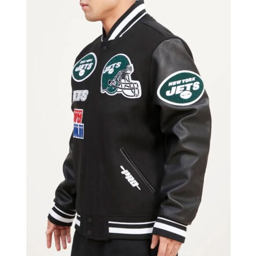 Mashup New York Jets Varsity Jacket - Image 4