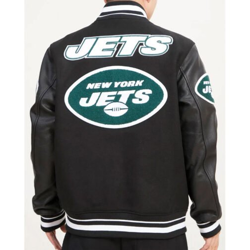 Mashup New York Jets Varsity Jacket - Image 2