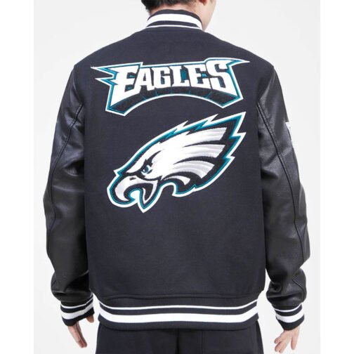 Mashup Philadelphia Eagles Varsity Jacket - Image 2
