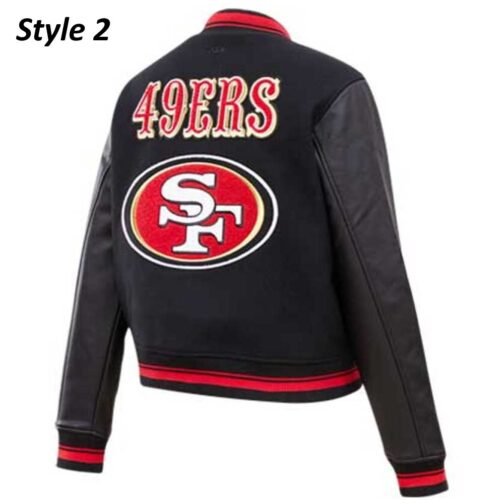 Mashup San Francisco 49ers Varsity Jacket - Image 5
