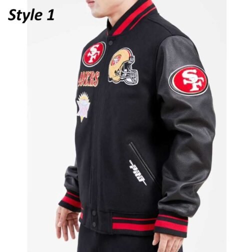 Mashup San Francisco 49ers Varsity Jacket - Image 8