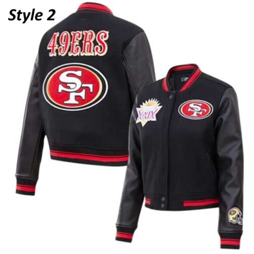 Mashup San Francisco 49ers Varsity Jacket - Image 10
