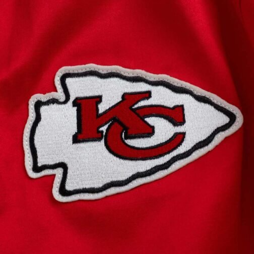 Kansas City Chiefs Red Satin Windbreaker - Image 3