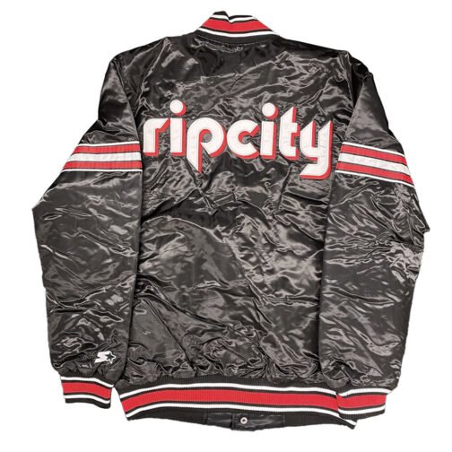 Black Portland Trailblazers Pick & Roll Jacket - Image 2