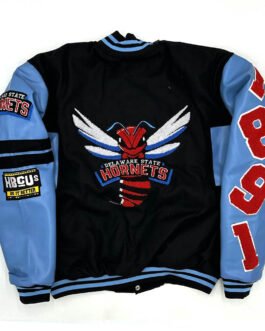 Delaware State Ole Skool Letterman Jacket