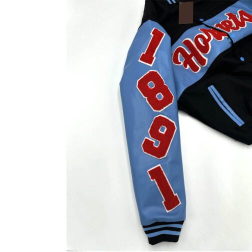 Delaware State Ole Skool Letterman Jacket - Image 3